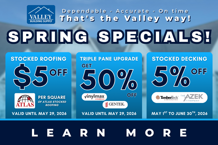 Valley Spring Specials